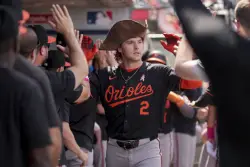 Maverick Handley’s first 2 career RBIs help Orioles past Angels 7-3 for series win