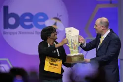 Faizan Zaki wins the Scripps National Spelling Bee a year after finishing runner-up