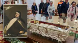 Corpse of 16th-century Catholic saint found 'perfectly preserved' goes on display, astonishing worshippers
